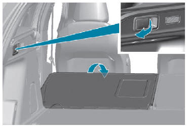 Peugeot 308. Abatimiento del asiento desde el maletero