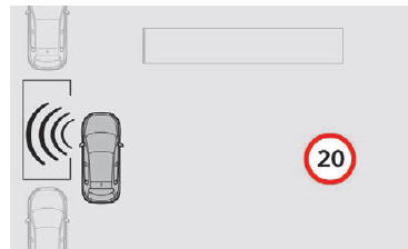 Peugeot 308. Ayuda a las maniobras de estacionamiento en paralelo