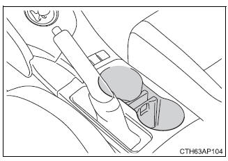 Toyota Auris. Utilización de las características de almacenamiento