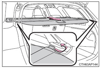 Toyota Auris. Utilización de las características de almacenamiento