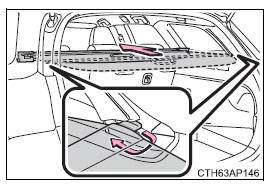 Toyota Auris. Utilización de las características de almacenamiento