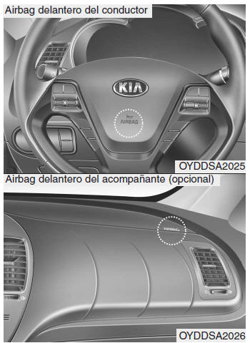 Kia Forte. Airbag - sistema de sujeción complementario (SRS)