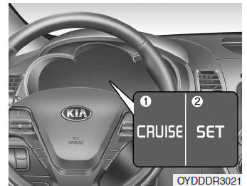 Kia Forte. Sistema de control de crucero