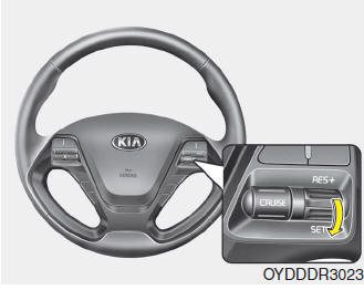 Kia Forte. Sistema de control de crucero