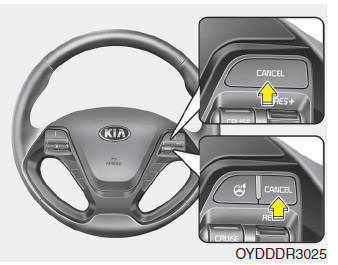 Kia Forte. Sistema de control de crucero