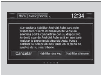 Honda Civic. Funcionamiento básico del sistema de sonido (Modelos con sistema de sonido con pantalla)