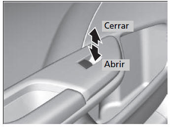 Honda Civic. Apertura y cierre de las ventanillas