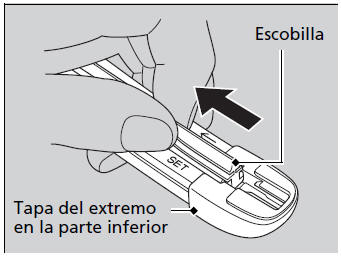 Honda Civic. Comprobación y mantenimiento de las escobillas del limpiaparabrisas