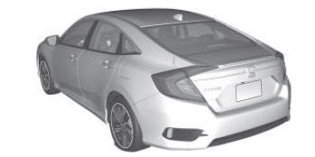 Honda Civic. Neumático pinchado
