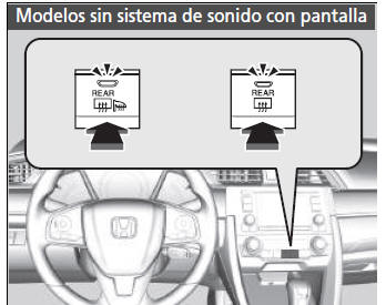 Honda Civic. Funcionamiento de los mandos alrededor del volante