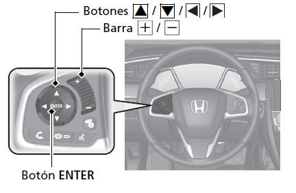 Honda Civic. Funciones