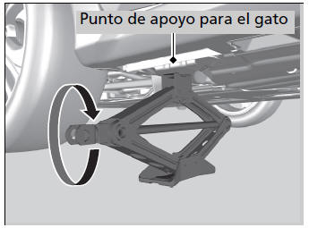 Honda Civic. En caso de pinchazo