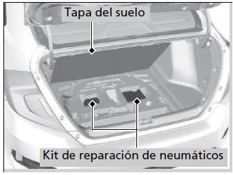 Honda Civic. En caso de pinchazo