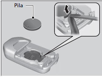 Honda Civic. Sustitución de la pila de botón