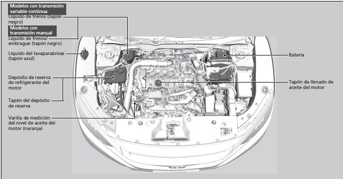 Honda Civic. Operaciones de mantenimiento bajo el capó