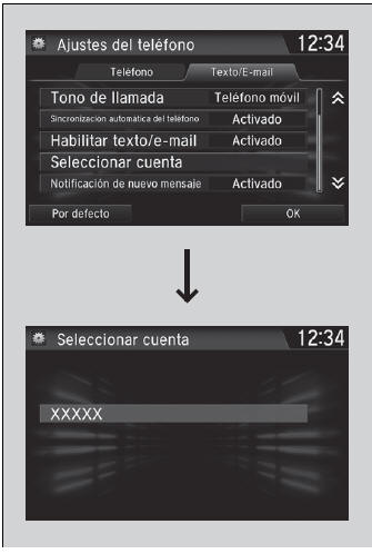 Honda Civic. Sistema de teléfono manos libres (Modelos con sistema de sonido con pantalla)