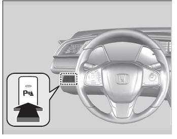 Honda Civic. Estacionamiento del vehículo