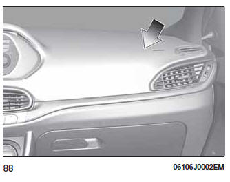 Fiat Tipo. Sistema de protección auxiliar (SRS) - airbags