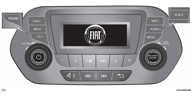 Fiat Tipo. Uconnect Radio