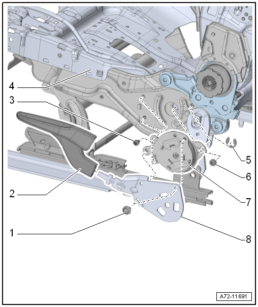 Dispositivo de ajuste de la altura del asiento, asiento de ajuste manual