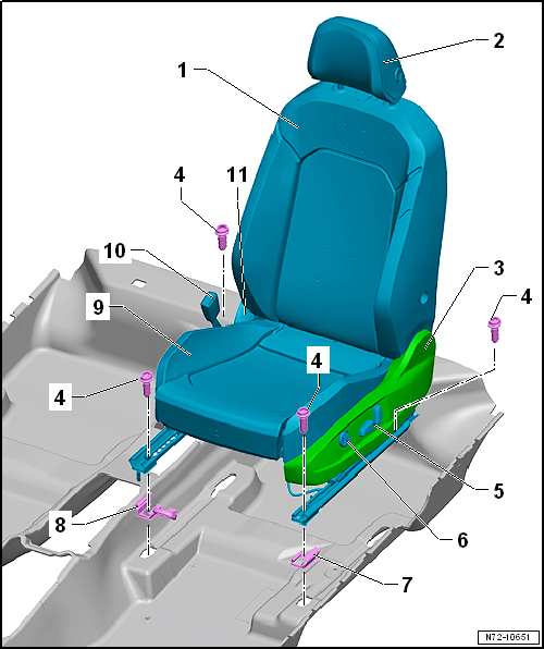 Asientos delanteros