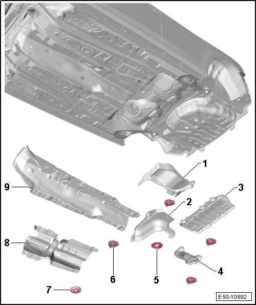 Cuadro de montaje - Chapa de protección térmica