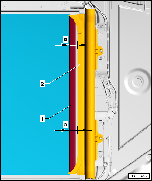 Unidad de control de la cortinilla del techo -J394-: desmontar y montar