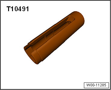 Sonda lambda 1 anterior al catalizador -GX10-: desmontar y montar